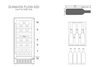 Винный шкаф Dunavox DAUF-32.78DB